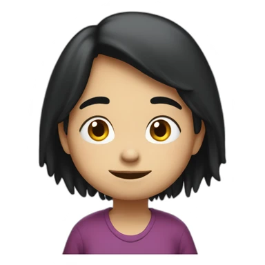 Mafalda cartoon sticker