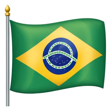 brazil flag sticker