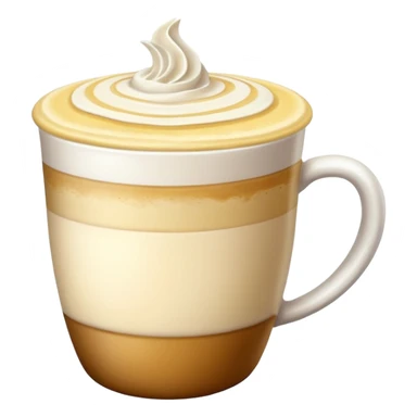Pale lemon color coffe Latte  sticker