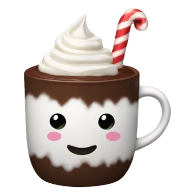 peppermint hot chocolate  sticker
