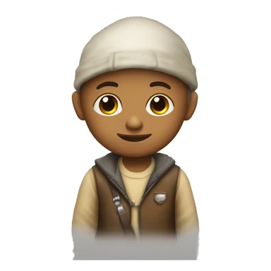 bambino che scoopa sticker