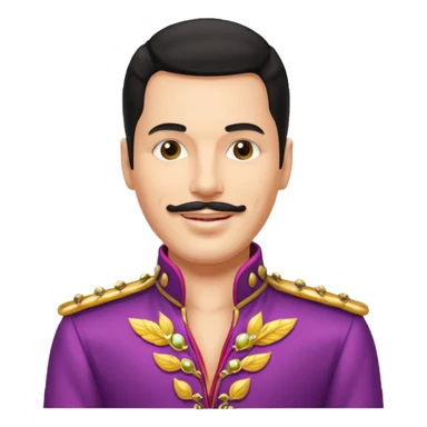 Freddy mercury famous stand sticker