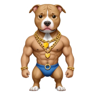 Gangster pitbull sticker