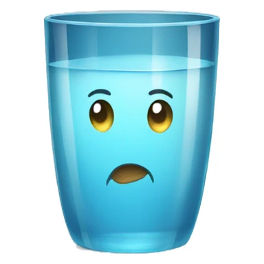 vaso con agua sticker