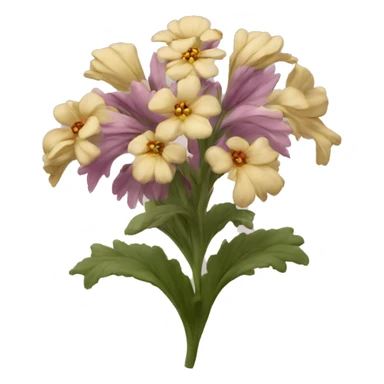 victorian flower  sticker