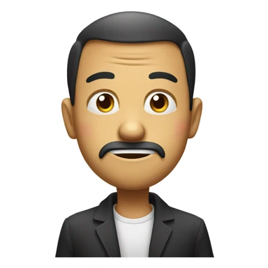 Emoji judging someone sticker