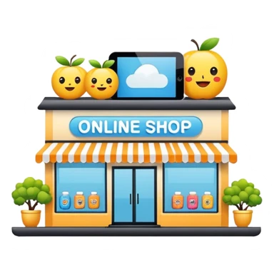 online shop sticker