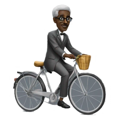 Cheikh anta diop sur un velo sticker