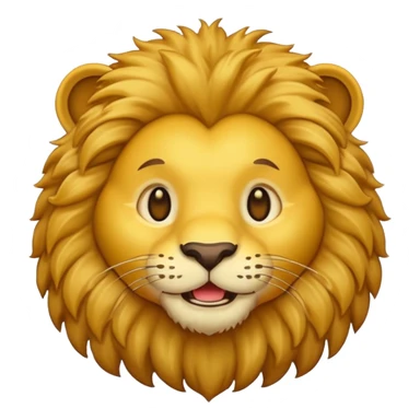 Lion animation emoji sticker