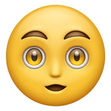A emoji with its eyes facing separate directions sticker