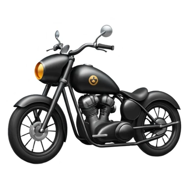 Bullet bike with black sticker