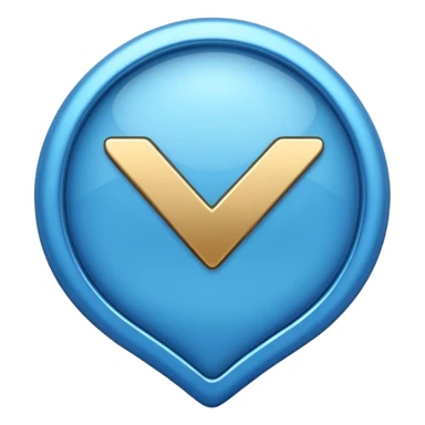 Tiktok mavi tik sticker