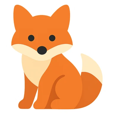 Fox sticker