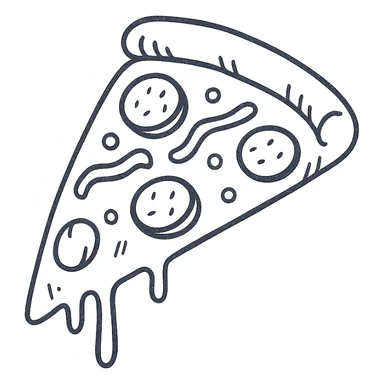 kebab pizza sticker