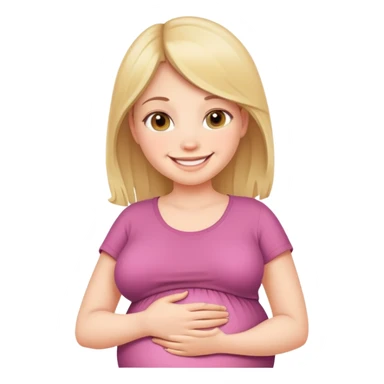 pregnant  girl  sticker
