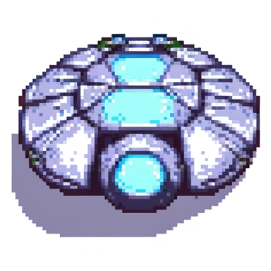 alien starship sticker