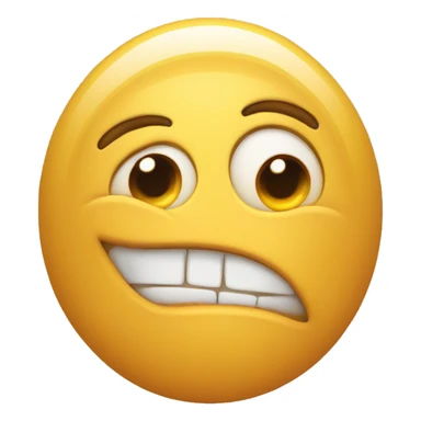 Laughy emoji while rolling its eyes  sticker