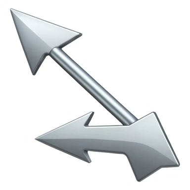 computer arrow (iphone emoji styled) sticker