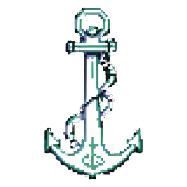 shop anchor with 'Reza' design sticker