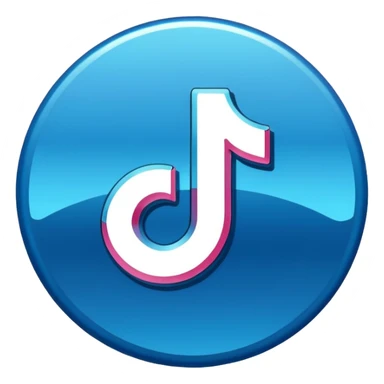 Centang biru tiktok sticker
