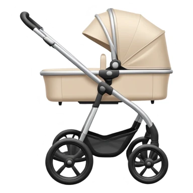 Pale beige aesthetic stroller sticker