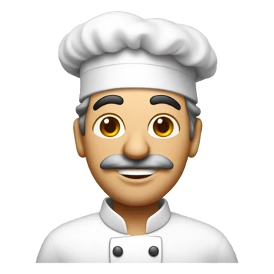 italian chef with big lips sticker