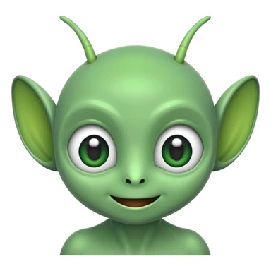 Make me a cute alien it's werd make it cute sticker