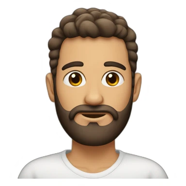 israelita No pelo y con barba sticker