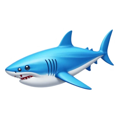 Tiburón con zapatos Nike sticker