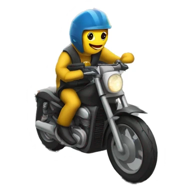 A train racing a motorcycle  sticker