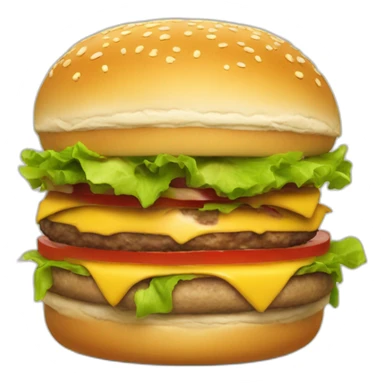 Burger qui marche  sticker