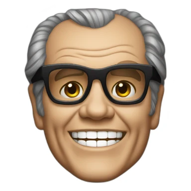 jack nicholson but gay sticker