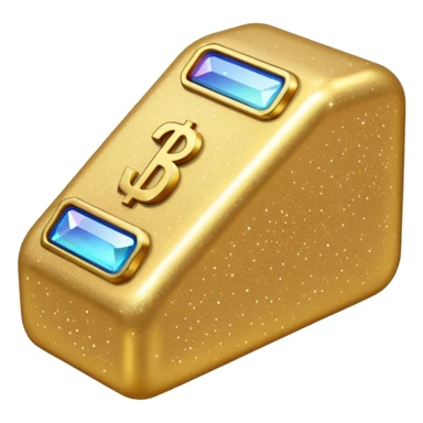 glitter white bank sticker