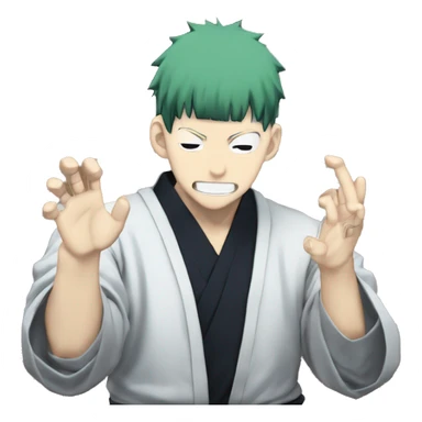 Jujutsu kaisen gojou satorudomin expansion hand sign sticker
