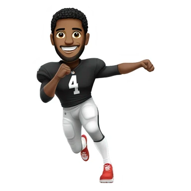 kneeling with fist up in the air as black man like collin kapernick sticker