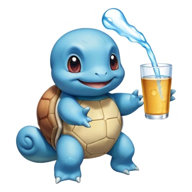 Thirsty Squirtle sticker