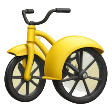 yellow Alinker walking tricycle sticker