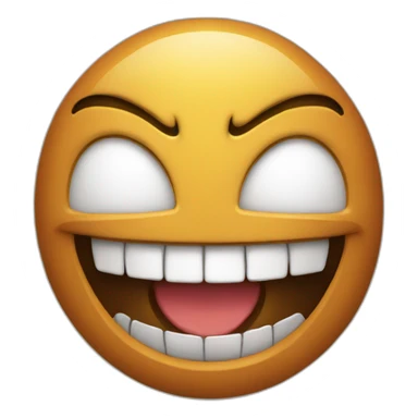 Evil laughing sticker