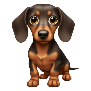 Mini dachshund sticker
