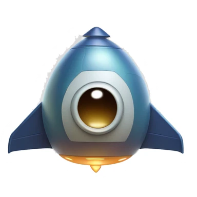 Flying alien spaceship rocket ship shaped birdhouse sticker