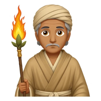Calanus the Indian sage in 327 before a funeral pyre sticker