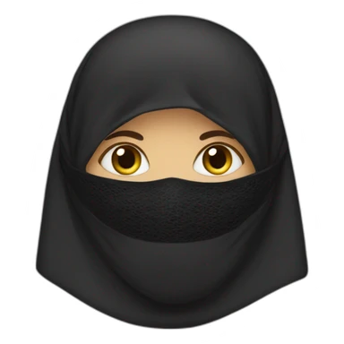 Niqab sticker