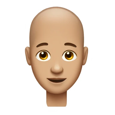 Pregnant man shaved head sticker