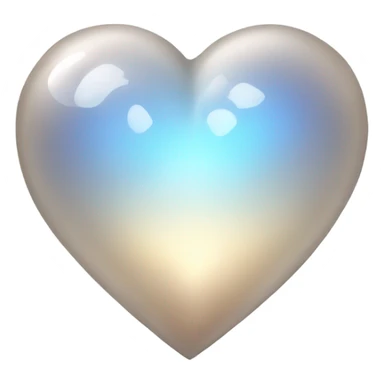 moonstone heart sticker