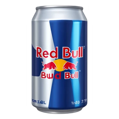 charging red bull sticker