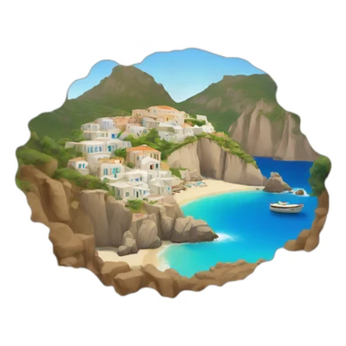 greek island sticker
