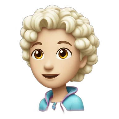 Candy neige André sticker