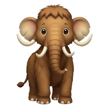 baby mammoth sticker