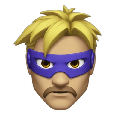 vega street fighter mask sticker