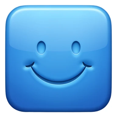 Ein korrekt hake in ein blaues vierek sticker